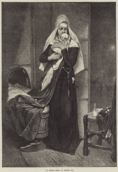 Et foreldreløst barn av Gabriel Max